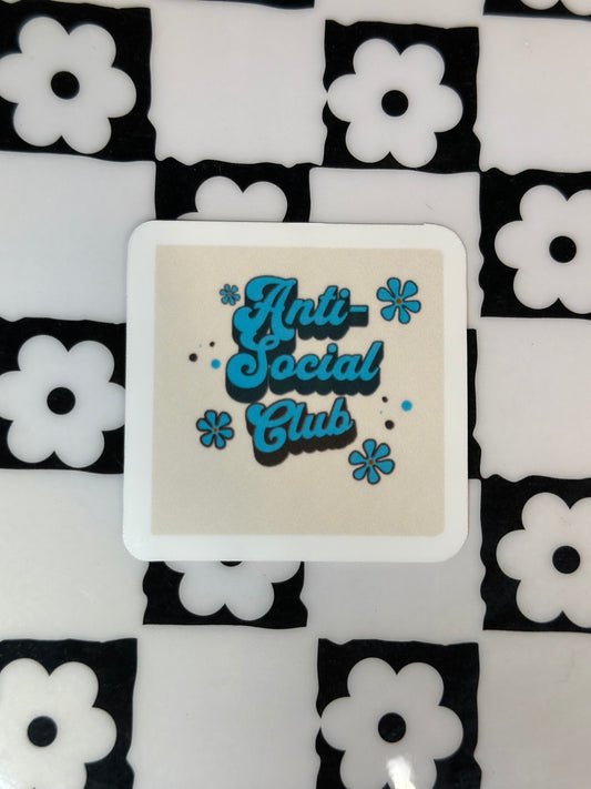 Anti-Social Club Vinyl Sticker