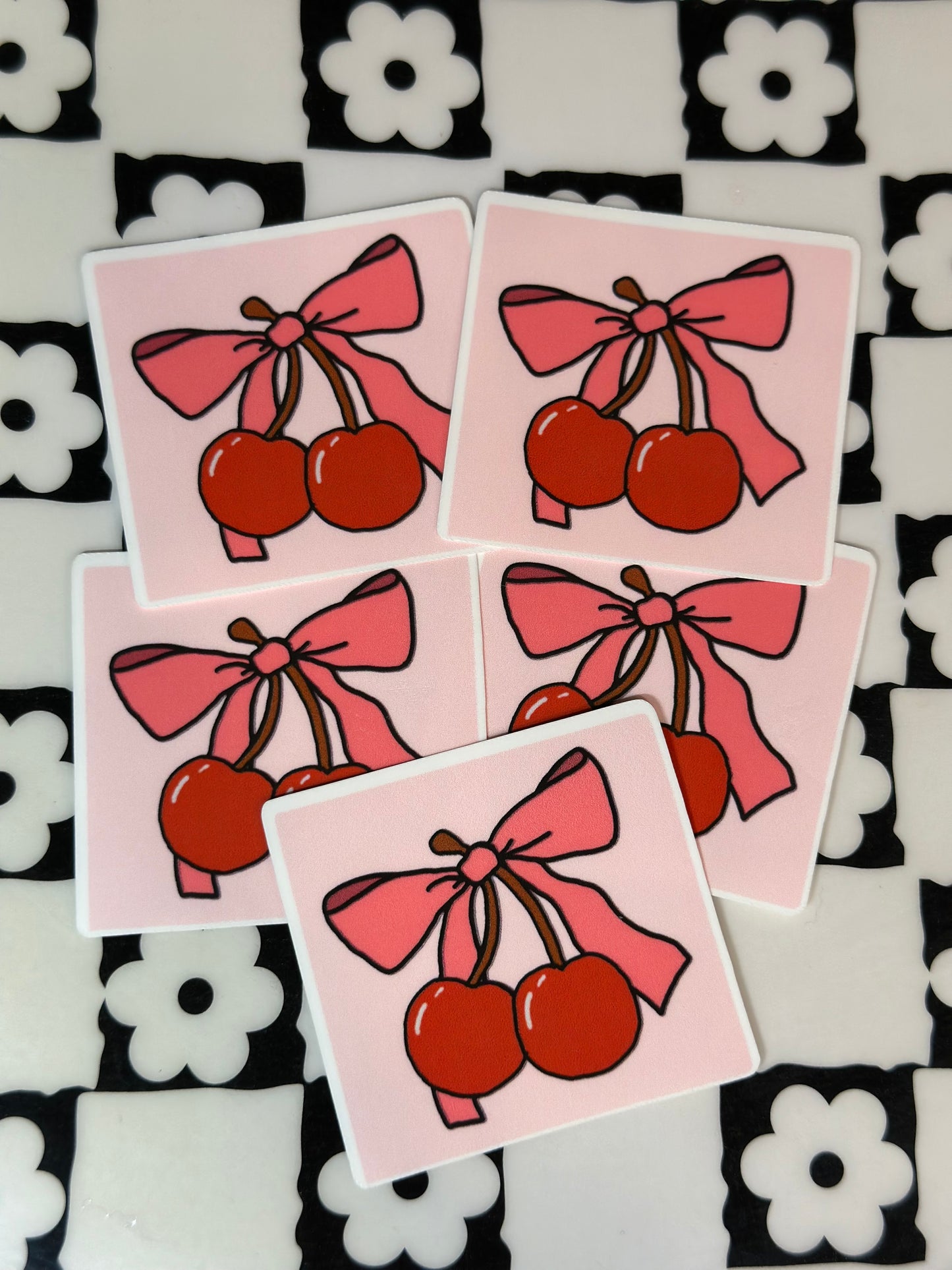 Cherry Vinyl Sticker