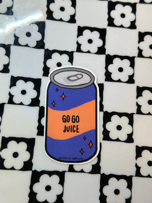 Go Go Juice Vinyl Sticker