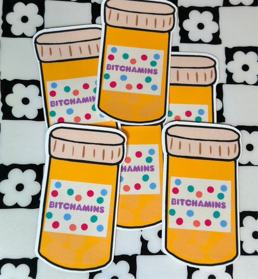 Bitchamins Vinyl Sticker