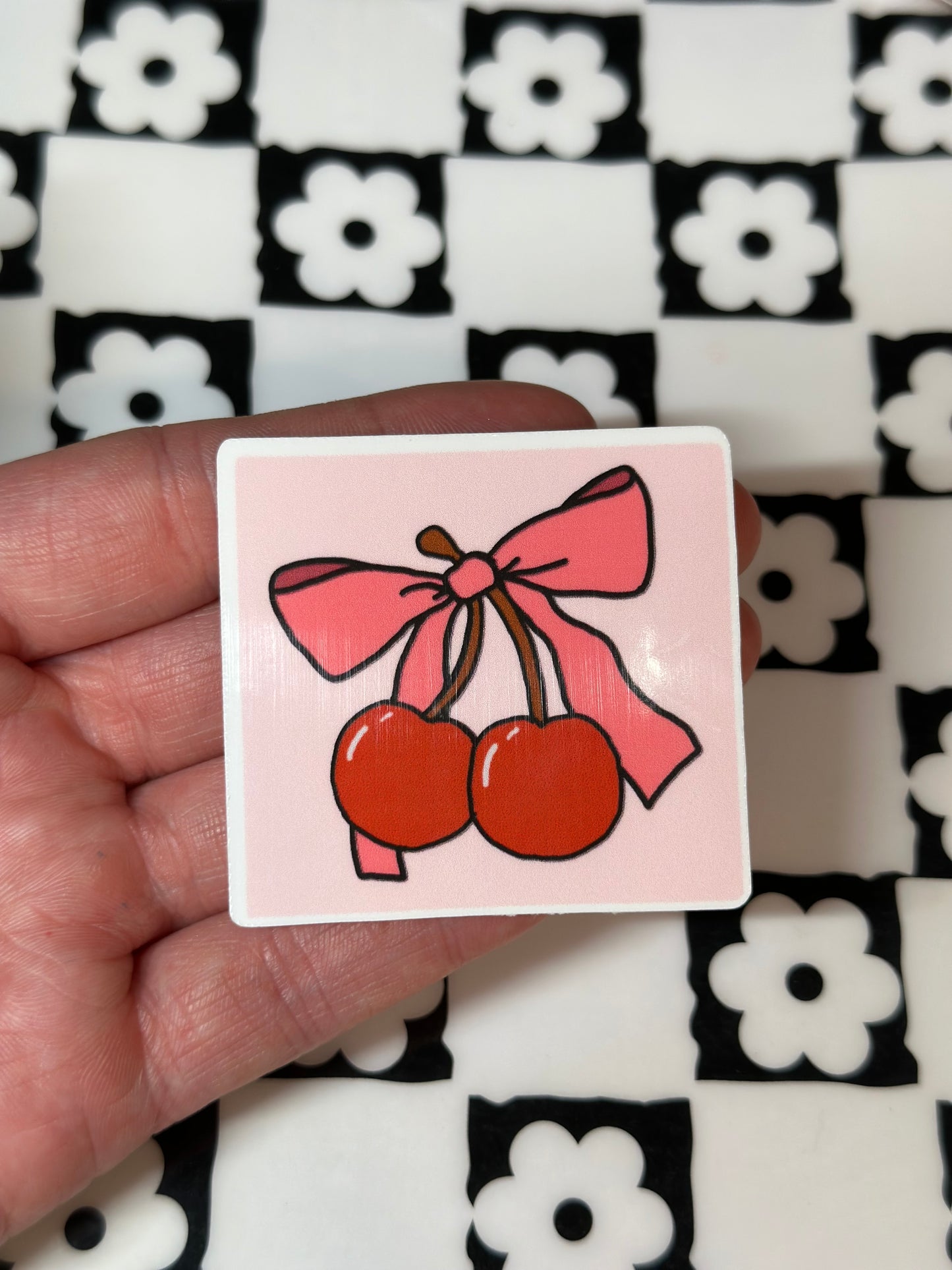 Cherry Vinyl Sticker