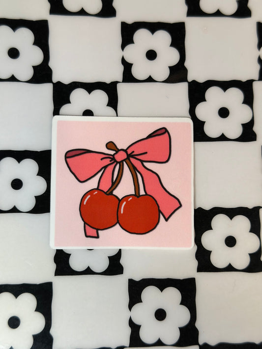 Cherry Vinyl Sticker